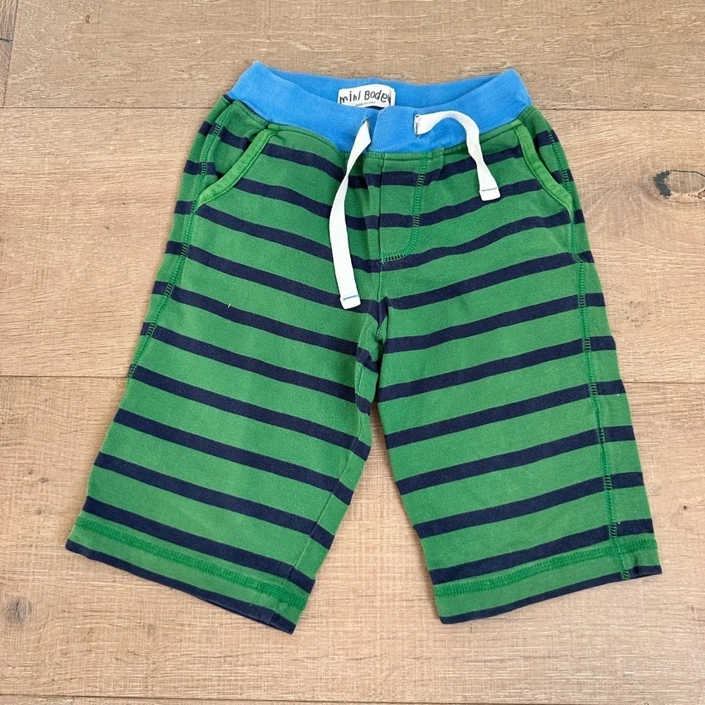 Mini Boden Blue and Green Shorts